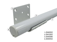 3 Metri Profilo Barra Alluminio Tondo Multiuso per Strip LED 5 Modalità di Montaggio