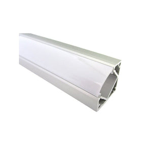 3 Metri Profilo Canalina Barra Alluminio LED Anodizzato Angolare Corner Curva 90° per Strip LED fino 12mm