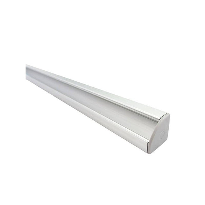 3 Metri Profilo Canalina Barra Alluminio LED Anodizzato Angolare Corner Curva 90° per Strip LED fino 12mm