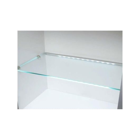 3 Metri Profilo Canalina Barra Alluminio LED Illuminazione a Bordo per Ripiano Mensola in Vetro