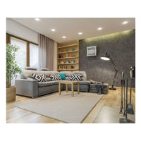 3 PZ Faretti LED Incasso Rotondo Orientabile 5W Carcassa Bianco 6400K Freddo con Lampada GU10 Sostituibile SKU 8883