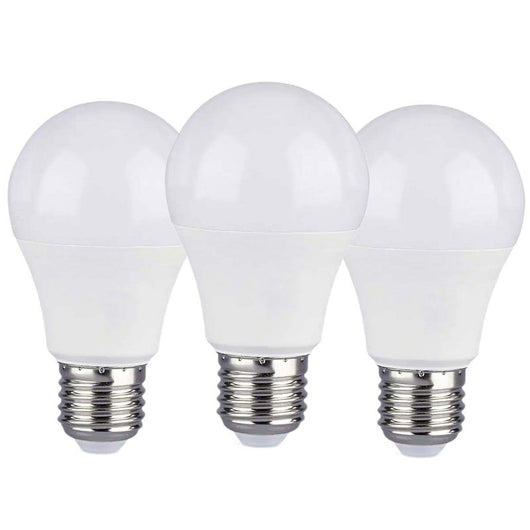 3 PZ Lampada Led E27 A60 9W Bianco Caldo 2700K Bulbo Sfera 806 Lumen SKU-217240