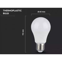 3 PZ Lampada Led E27 A60 9W Bianco Caldo 2700K Bulbo Sfera 806 Lumen SKU-217240