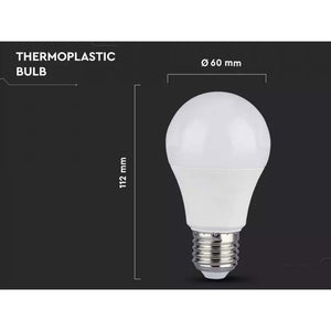 3 PZ Lampada Led E27 A60 9W Bianco Caldo 2700K Bulbo Sfera 806 Lumen SKU-217240