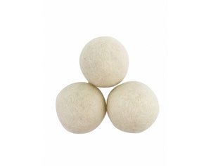3 Palline per asciugatrice lavatrice ammorbidente naturale sfere in lana cotta