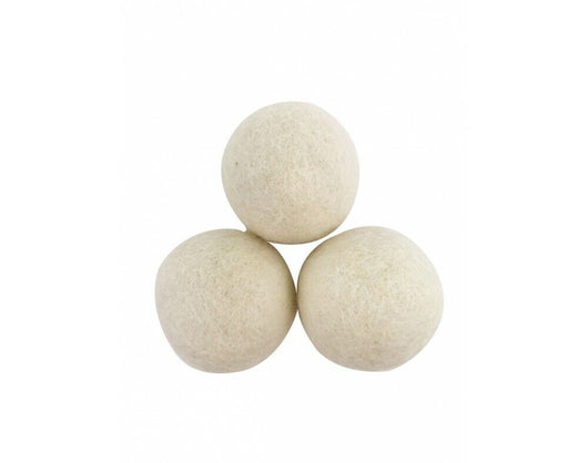 3 Palline per asciugatrice lavatrice ammorbidente naturale sfere in lana cotta