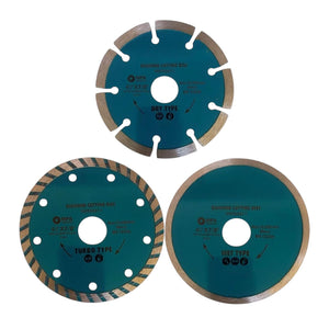 3 Pezzi Disco Diamantato 115mm Taglio per Cemento, Calcestruzzo, Pietra, Mattoni VHT02611