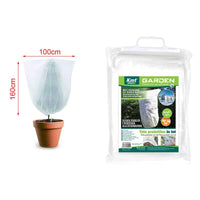3 Pezzi Telo Protettivo Antigelo TNT per Piante Resistente e Stabile Protezione Freddo Intemperie 100x160cm
