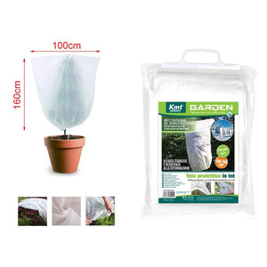 3 Pezzi Telo Protettivo Antigelo TNT per Piante Resistente e Stabile Protezione Freddo Intemperie 100x160cm