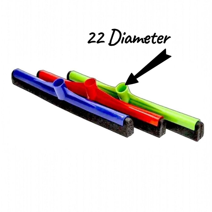 3 Ricambi Spingi Acqua Universali Ø22 – 43,7 cm per Scopa, Spazzolone Pavimenti