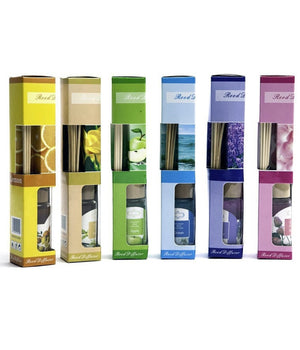 3 Diffusore Di Fragranza Con Bastoncini 30ml Per Ambiente Deodorante Profumo         