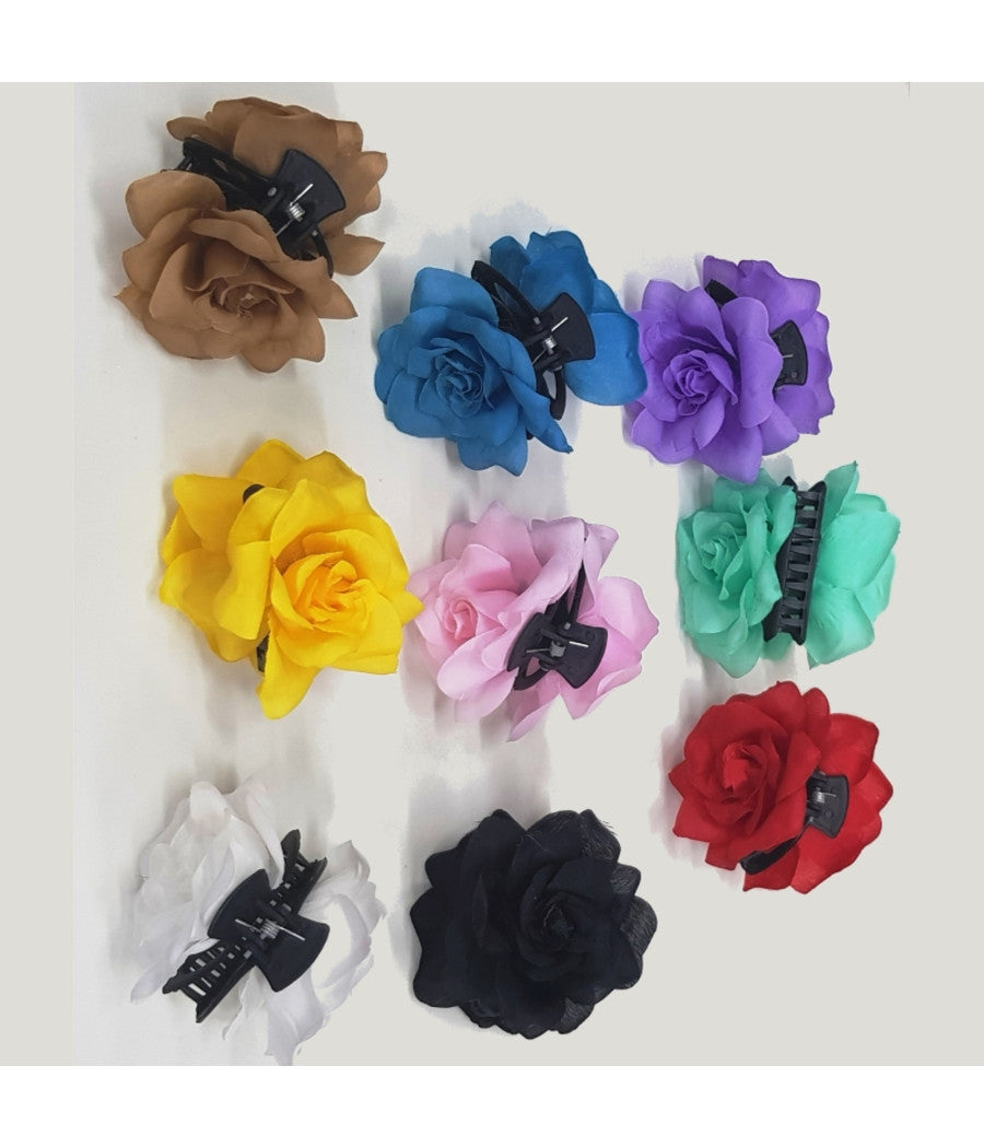 3 Fermaglio Fermagli Pinza Fiore Piccoli Molletta Ferma Capelli Fermacapelli         