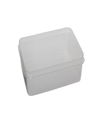 3 Pezzi Contenitore Cucina Per Cibo Pranzo Plastica Trasparente Salva Freschezza         