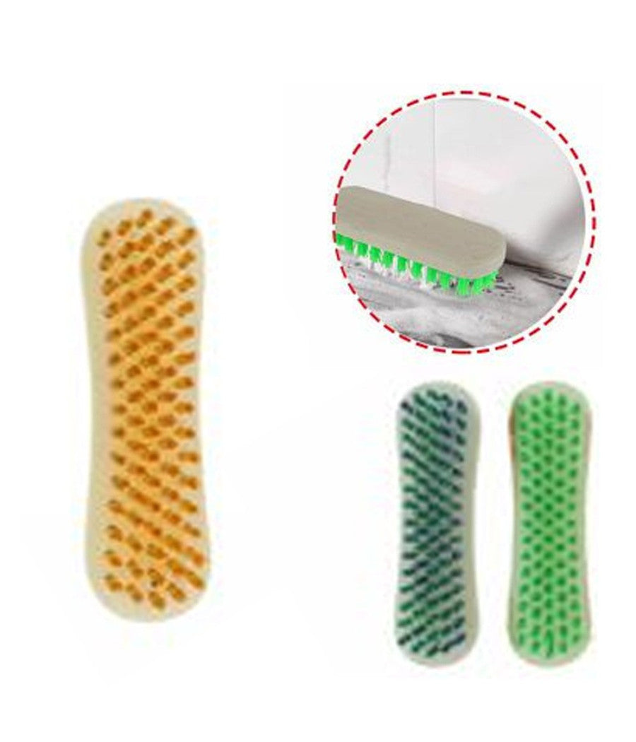 3 Pz Spazzola Per Indumenti Bucato Setole Pulizia Casa Lavaggio Vestiti In Legno         