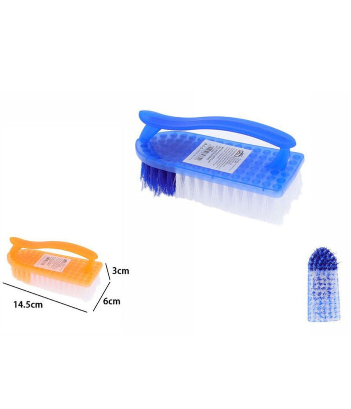 3 Pz Spazzola Per Indumenti Bucato Setole Pulizia Casa Lavaggio Vestiti Scarpe         