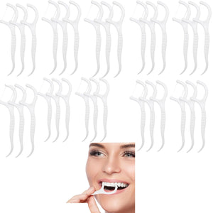 30 Pz Monouso Filo Interdentale 23mm Pulizia Denti Profonda e Delicata Art.72819