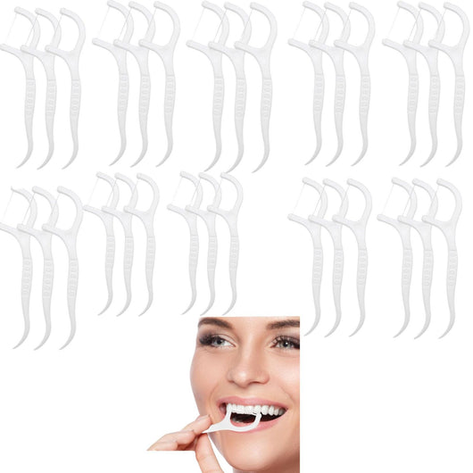 30 Pz Monouso Filo Interdentale 23mm Pulizia Denti Profonda e Delicata Art.72819