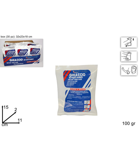 30 Pezzi Ghiaccio Istantaneo Sintetico Monouso In Busta Rivestimento In Plastica         
