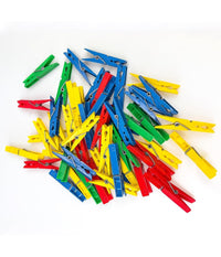 30 Pezzi Pinze Mollette Stendere Panni Bucato Colorate Extra Forti In Plastica         