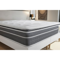 Pacchetto letto completo - Materasso 140x190cm + Box spring con doghe (kit) + 2 cuscini + Piumino - Trente PLUS