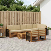Set divani Legno di Acacia Massello 3384534