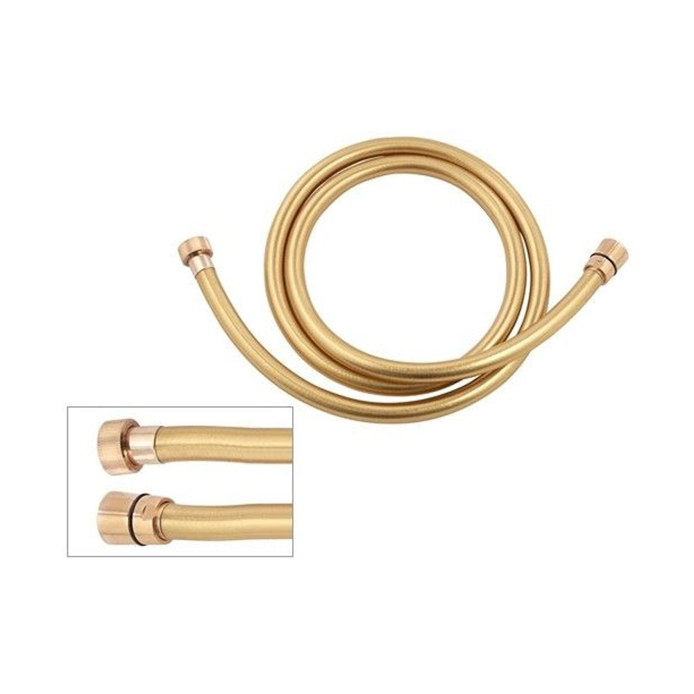 Flessibile doccia retinato dorato in pvc atossico