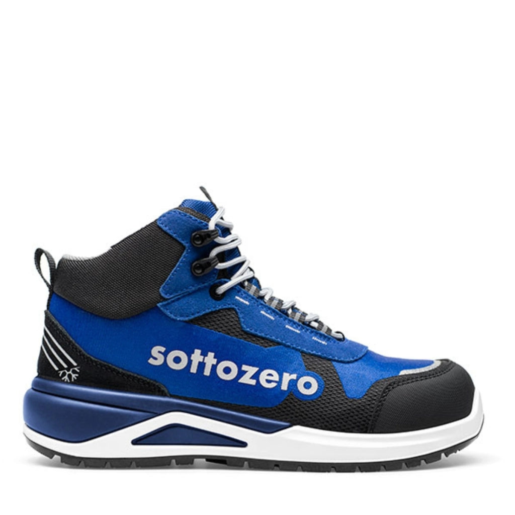 Scarpe Antinfortunistica S3S ESD Suola Aerata Antipronazione | Sottozero Modello CONCORDE, Blu Numero 37