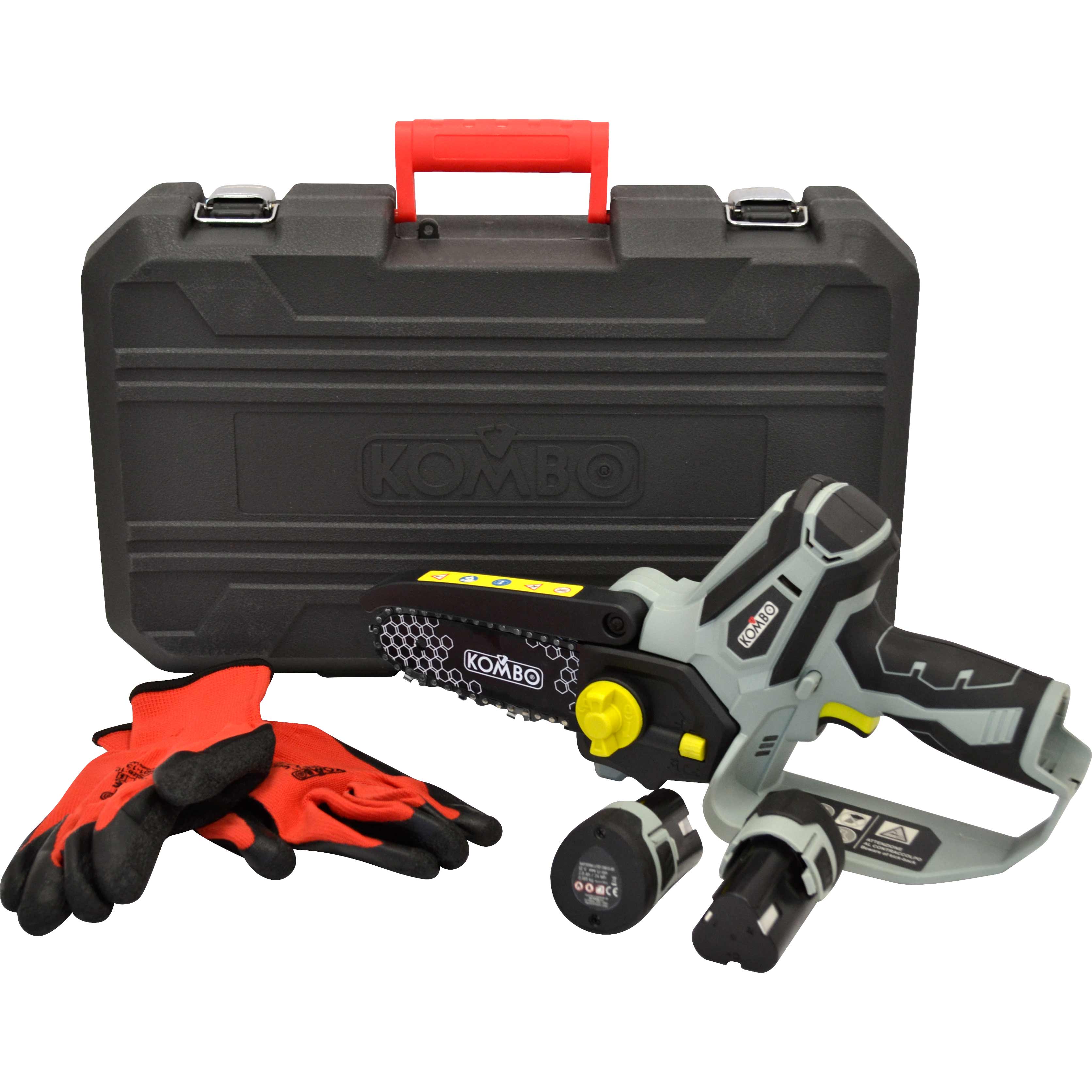KIT Motosega a Batteria KOMBO KO605PRO 12V – Taglio Preciso con Dotazione Completa