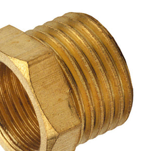 Riduzioni esagonale ottone giallo