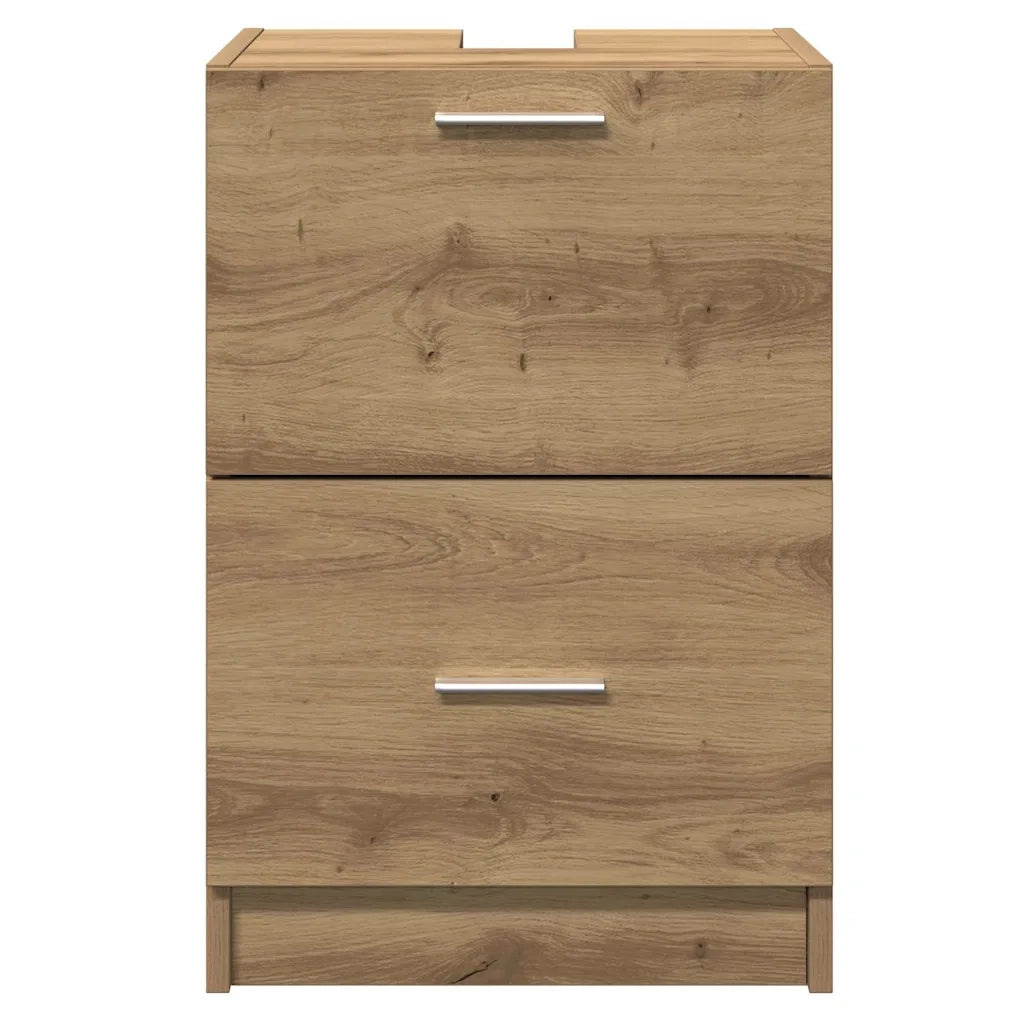 Mobile da Bagno con cassetto Rovere artigianale 40 x 37 x 59 cm 868813