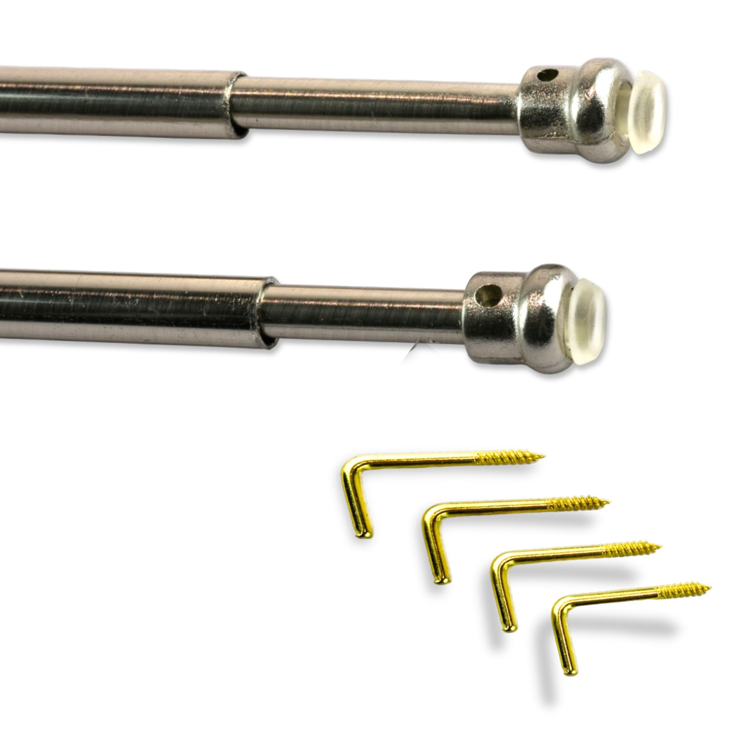 Bacchette Per Tende A Vetro colorate Colore: CROMO