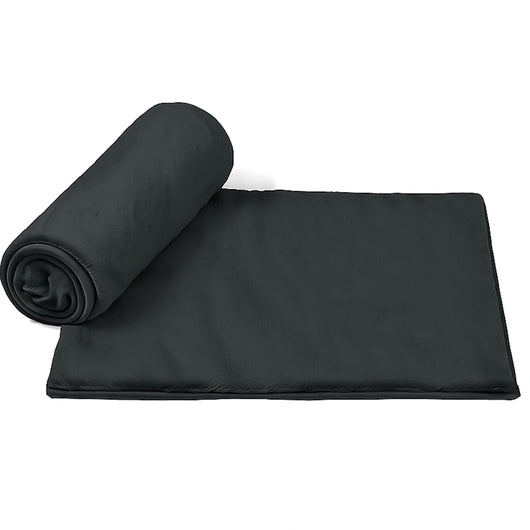 SONIT - 2x Tappeto Scendiletto Moderno 50x80cm - Tappeto per Camera e Salotto - Tappeto Scendiletto Assorbente e Antiscivolo - Tappeto Morbido Colore: ANTRACITE