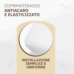 Coprimaterasso Matrimoniale 160x190 Misura: PIAZZA E MEZZA 120X190