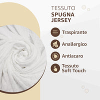 Coprimaterasso Matrimoniale 160x190 Misura: PIAZZA E MEZZA 120X190