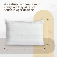 SONIT - Copricuscino Letto - Federe Cuscino per Camera - Coprifedere Cuscini Letto Con Cerniera - Dimensione 50x80 Pacco da: 2