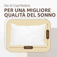 Federe Copricuscino Letto con Cerniera e Tessuto Damascato Pacco da: 8