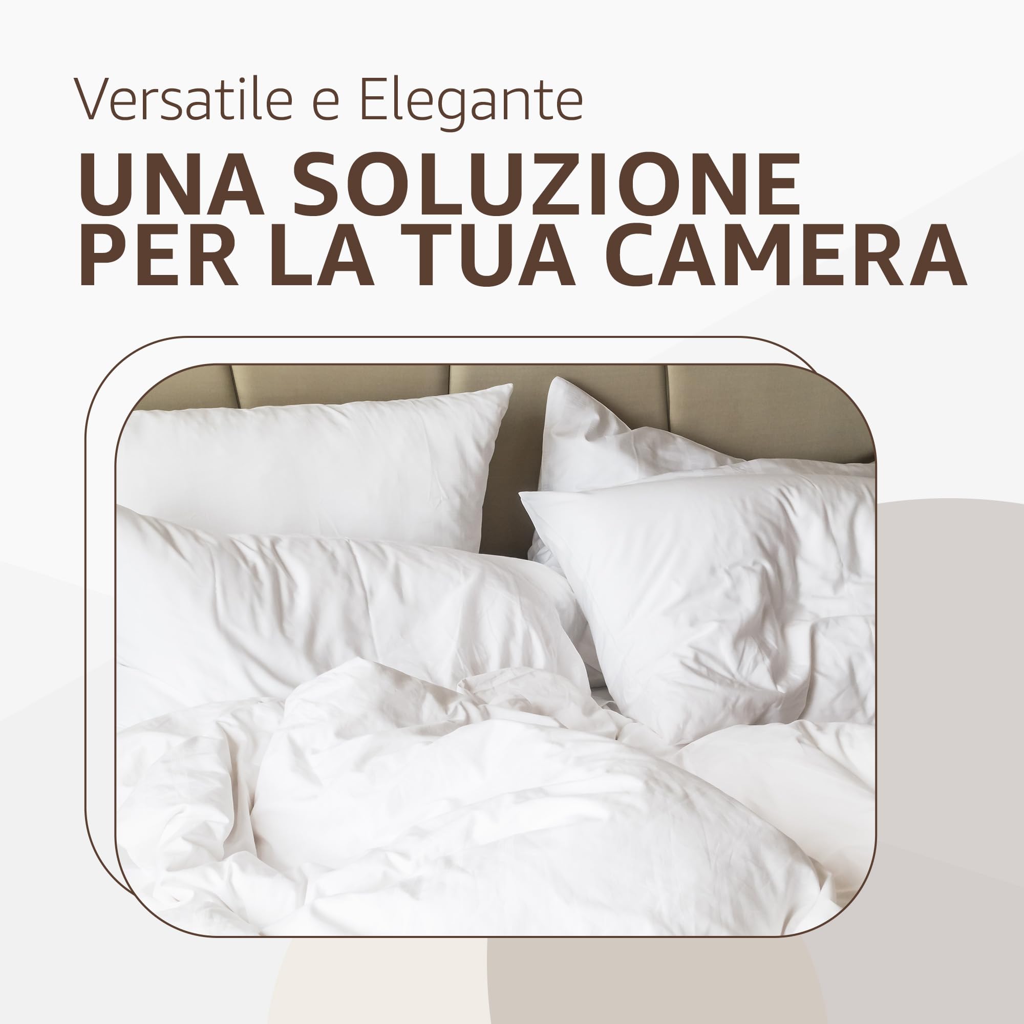 Federe Copricuscino Letto con Cerniera e Tessuto Damascato Pacco da: 8