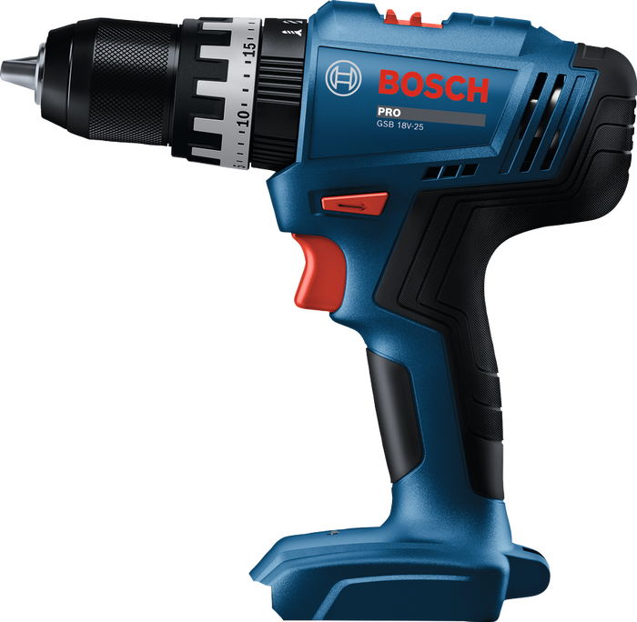 Bosch GSB 18V-25 – Trapano Avvitatore a Percussione 18V Solo Corpo Macchina 10mm