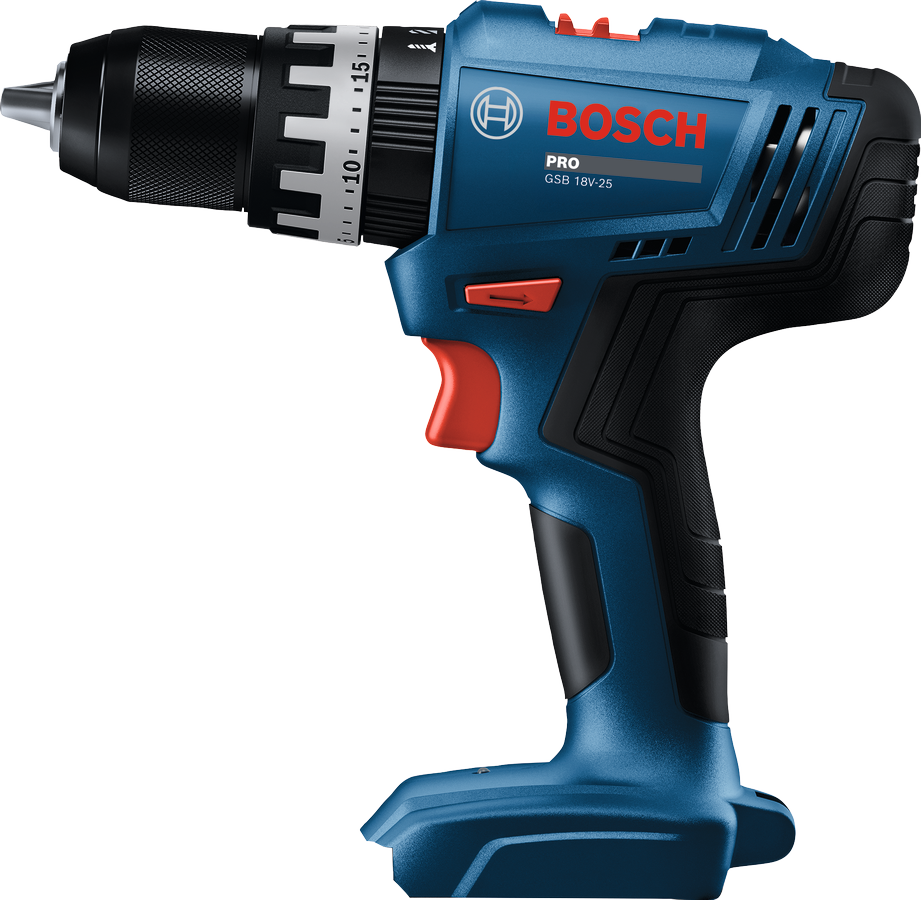 Bosch GSB 18V-25 – Trapano Avvitatore a Percussione 18V Solo Corpo Macchina 10mm