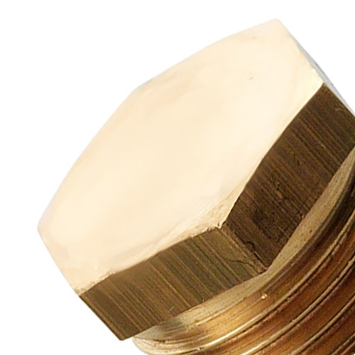 Tappo esagonale ottone giallo