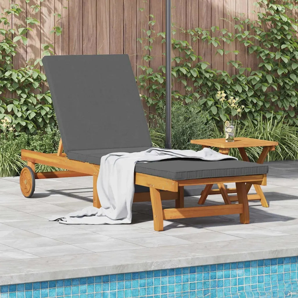 Lettino da sole Marrone 199 x 63 x 85 cm 4105536