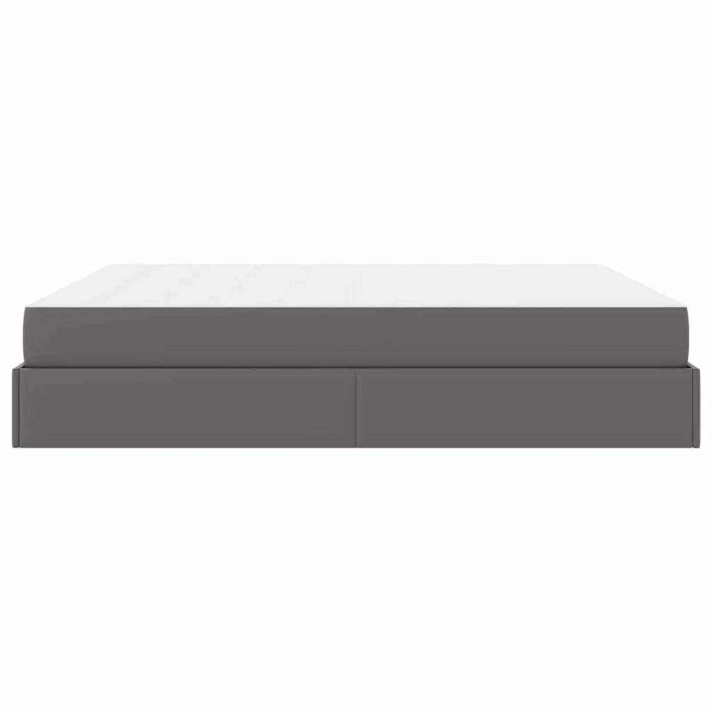 Struttura letto con materasso Altro 2 pcs Grigio PVC 3399439