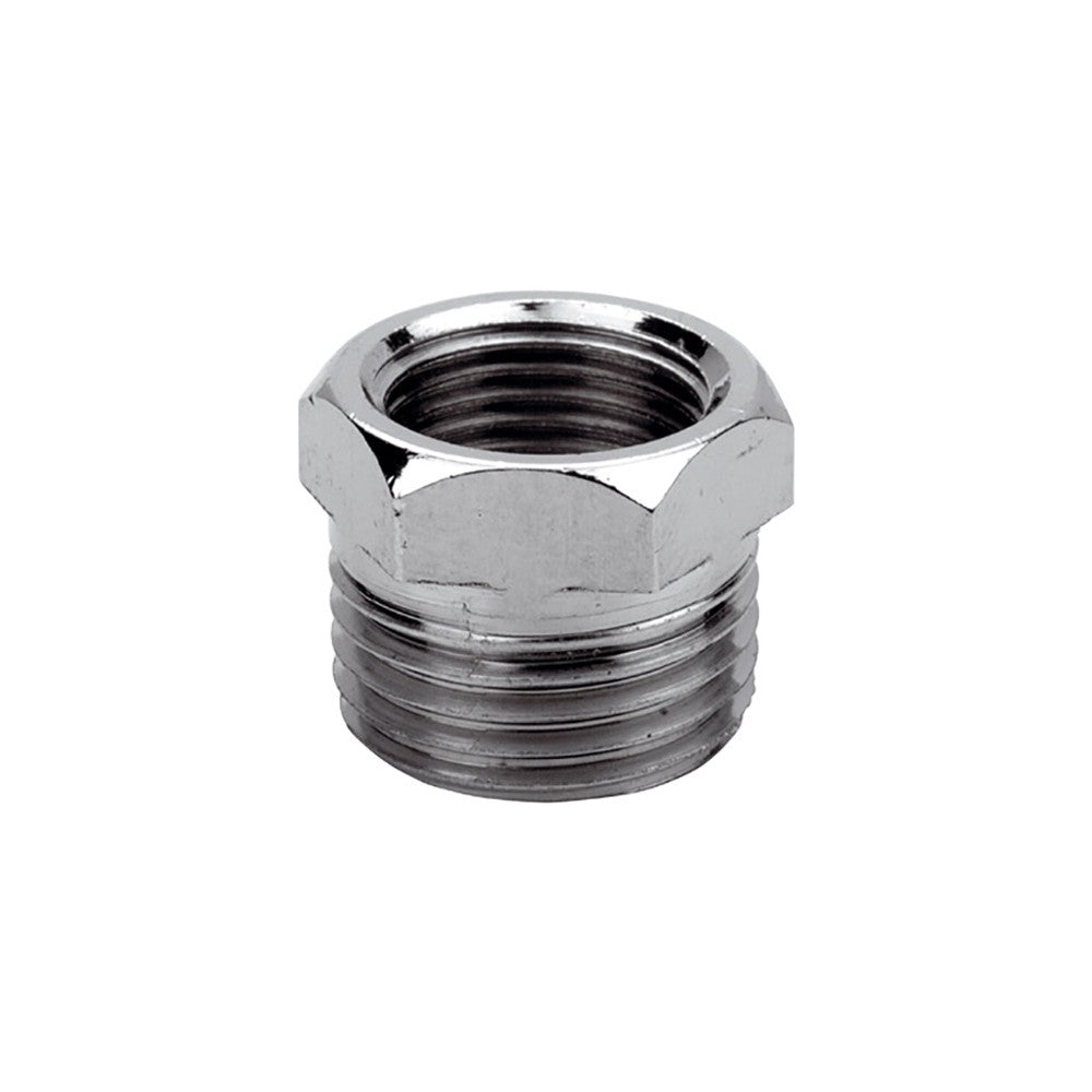 Riduzione esagonale ottone cromato