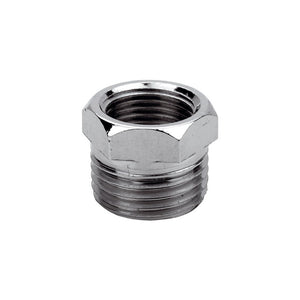 Riduzione esagonale ottone cromato