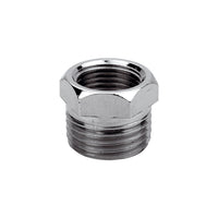 Riduzione esagonale ottone cromato