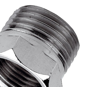 Riduzione esagonale ottone cromato