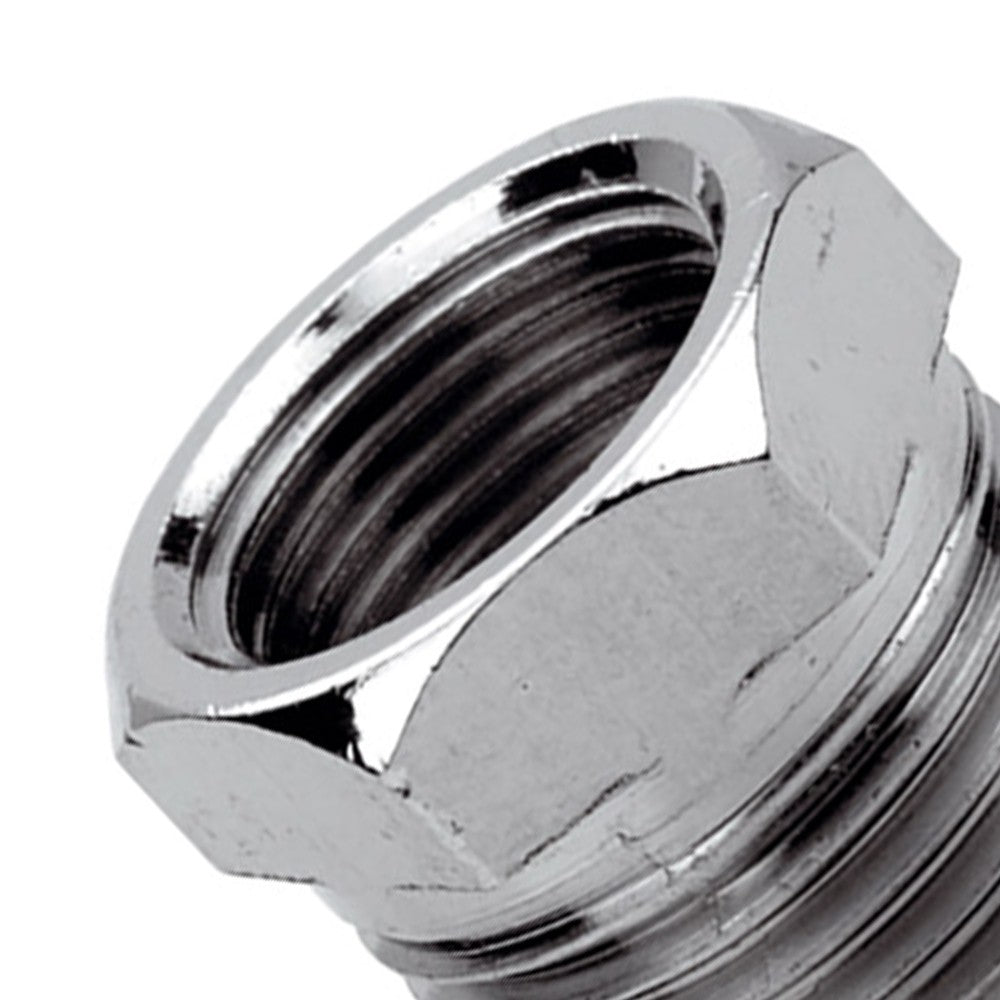 Riduzione esagonale ottone cromato