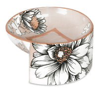 Porta Saponetta in Porcellana da Bagno Mami Milano con Motivi Floreali Fiori Fantasia: La Bellezza