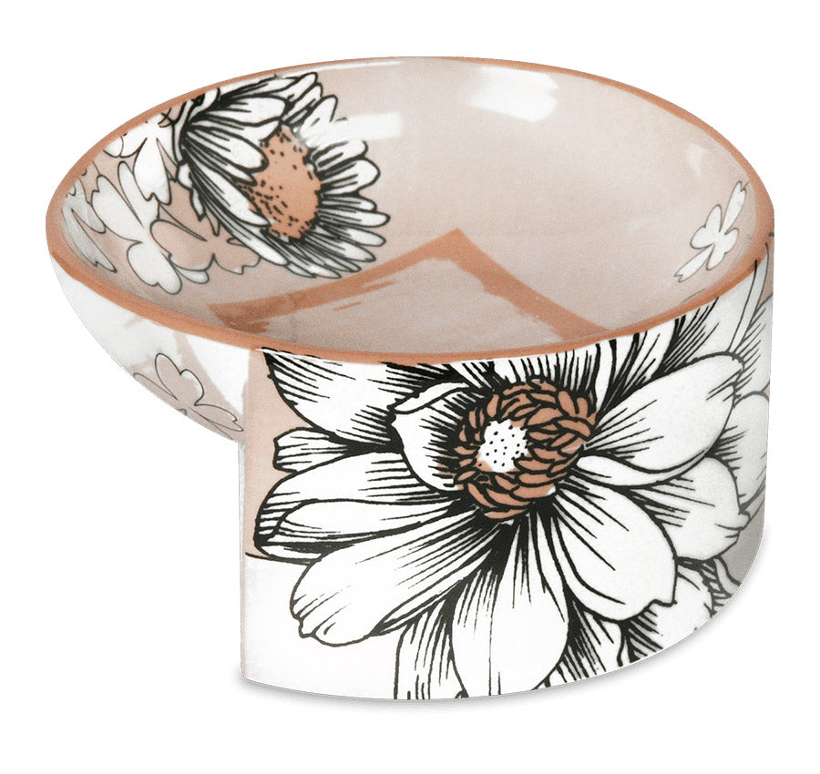 Porta Saponetta in Porcellana da Bagno Mami Milano con Motivi Floreali Fiori Fantasia: La Bellezza