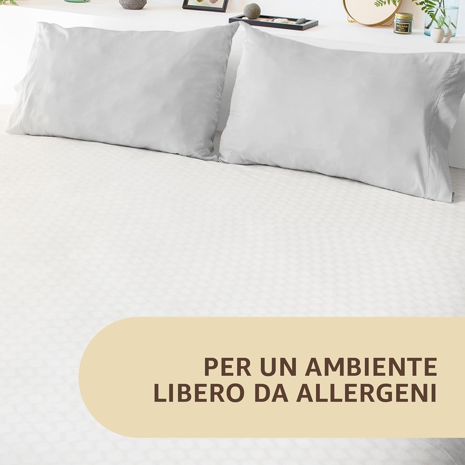 Coprimaterasso Matrimoniale 160x190 in Spugna – Con Angoli e Lavabile